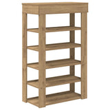 Shoe Rack Artisan Oak 60x30x98 cm Engineered Wood 859931
