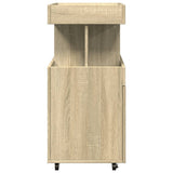 Bar Cart Sonoma Oak 50x41x89 cm Engineered Wood 848264