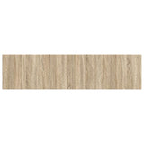 Wall-Mounted Headboard DELFT Sonoma Oak Engineered Wood 897147