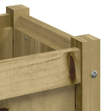 Garden Planter 180x31x31 cm Impregnated Wood Pine 837502