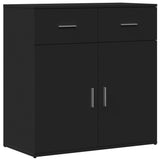 Sideboards 2 pcs Black 79x38x80 cm Engineered Wood 3276617