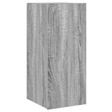 TV Wall Cabinet with LED Lights Grey Sonoma 30.5x35x70 cm 837242