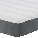 Bed Mattress with Mattress Grey 80 x 200 cm Fabric 42008257