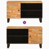 TV Cabinet with Shelf Brown 80 x 33 x 46 cm Solid Mango Wood 4018311