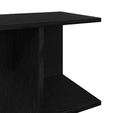 Bedside Tables 2 pcs Black Oak 46.5x29x61 cm Engineered Wood 858653