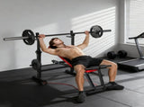 Adjustable Weight Bench with Squat Rack and Dip Stand T3398P549442