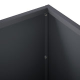 Garden Planter Anthracite 100 x 30 x 30 cm Cold-rolled Steel 8005222