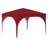 Pop-up Party Tent 290 x 290 x 245 cm Burgundy 42019851