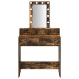 Dressing Table Brown 79 x 41 x 140 cm Engineered Wood 865167