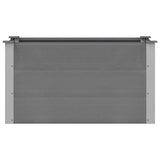 Garden Raised Bed WPC 100x50x54 cm Grey 43603