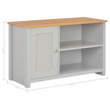 TV Cabinet Grey 95x39x58 cm 283739