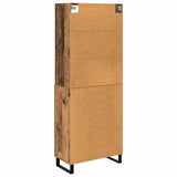 Highboard with Drawer 2 pcs Old Wood Engineered Wood 3415624