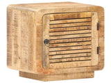 Bedside Cabinet 40x30x50 cm Rough Mango Wood 320462