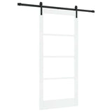 Sliding Door ORKDAL White and Black 93 x 202 cm 3331840