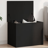 Storage Box Black 60x42x46 cm Engineered Wood 840654