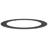 suitable for Flat Tree Ring Black 90 / 120 cm Steel 873718