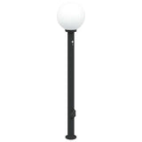 Bollard Light with Sensor&Outlet 120 cm Black IP44 4006125