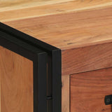 Bedside Cabinet Brown 40 x 40 x 59 cm Solid Acacia Wood 4102731