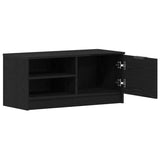 TV Cabinet Black Oak 80 x 35 x 36.5 cm Engineered Wood 862745