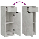 Bathroom Cabinet Concrete Grey 32x34x90 cm Engineered Wood 811290