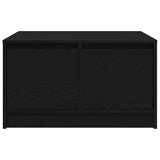 Coffee Table with Drawers Black Oak 70.5x70x40 cm 3328409