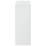 Console Table High Gloss White 101 x 29 x 74 cm Engineered Wood 899881