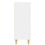 Drawer Cabinet High Gloss White 33 x 34.5 x 90 cm 894619