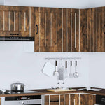 ZNTS Kitchen Wall Cabinet Lucca Smoked Oak Engineered Wood 853807