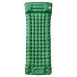 Self Inflating Camping Mattress with Pillow 1-Person Green 4007097