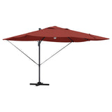 Umbrella Terracotta 351 x 250 x 253 cm Polyester and Aluminium 42003366