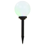 ZNTS Outdoor Solar Lamps 3 pcs LED Spherical 20 cm RGB 44458