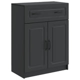 Sideboard with Drawer Black 66 x 34.5 x 87 cm Engineered Wood 895786