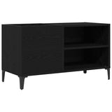 Record Cabinet Black Oak 84.5 x 38 x 48 cm Engineered Wood 862867