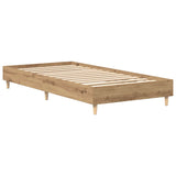 Bed Frame Artisian Oak 80 x 200 cm Engineered Wood 8009066