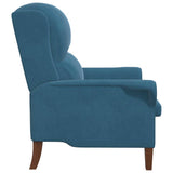 Armchair Blue 76 x 94 x 102 cm Velvet 42009856