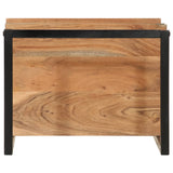 Wall Shelf 40x30x50 cm Solid Wood Acacia and Iron 372749