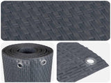 Balcony Screen with Eyelets Anthracite 42032644