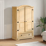 Wardrobe "Corona" 101x52x170 cm Solid Wood Pine 4005662