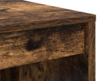 Desk with Drawer with Shelf with Storage 2 pcs Smoked Oak 3337301