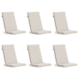 6-Piece High Back Bhair Cushions GEMERT 6 pcs 100% Polyester 945872