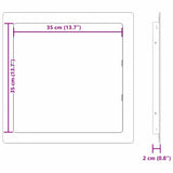 Access Panels White 35 x 35 cm ABS Plastic 42008370
