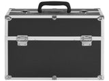 Make-up Case 38x23x34 cm Black Aluminium 91833