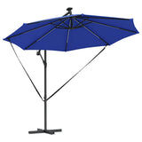 Umbrella 294 x 294 x 248 cm Polyester and Aluminium Azurblau 42003388