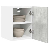 Hanging Cabinet 2 pcs Concrete Grey and White 30 x 31 x 40 cm 884121
