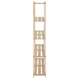 5-Tier Storage Rack 170x28.5x170 cm Solid Pinewood 327319