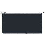 Seat Cushion SOEST 100% Polyester Dark Blue 120 x 80 x 10 cm 946795