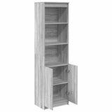 Highboard Grey Sonoma 50x35x180 cm Engineered Wood 3328467