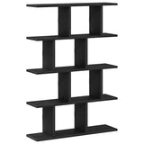 Wall Cube Shelf 12 Compartments Black Engineered Wood 860014