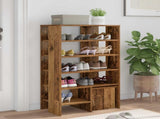 Shoe Cabinet with Shelf 2 pcs Old Wood Engineered Wood 8000386