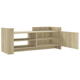 TV Cabinet Sonoma Oak 100x35x40 cm Engineered Wood 848376